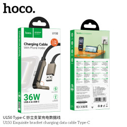 Hoco. U150 Cable USB-Type C 36W Con Soporte
